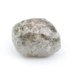 Natural raw diamond ring with rough diamond centerpiece.