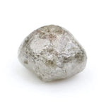 Natural raw diamond ring with rough diamond centerpiece.