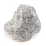 grey color uncut diamond engagement ring