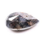 4.04 Ct brownish gray pear cut natural diamond loose uncut stone for custom jewelry and engagement rings