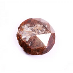 loose round cut natural red diamond, 1.31 Ct, round and baguette diamond ring, round diamond with marquise side stones, red diamond red wine.