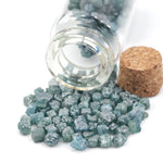 blue colour rough raw uncut diamond