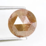 natural round shaped diamond 1.16ct brownish-yellow colored diamond use for jewelry loose stone