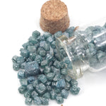 blue colour rough raw uncut diamond