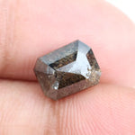 2.18 Ct brown natural emerald cut diamond with rich tone and elegant sparkle for premium engagement jewelry