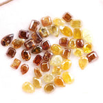 Natural rustic yellow brown diamond lot mixed shape rose cut earth mined loose diamonds for custom jewelry