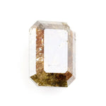 1.92 Ct emerald cut brown natural diamond with warm tone and sleek brilliance for timeless elegant jewelry