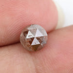 fancy 1.64ct brownish-grey natural rose cut diamond use for custom jewelry loose stone sparkle