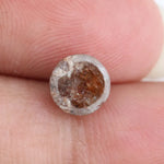 fancy 1.64ct brownish-grey natural rose cut diamond use for custom jewelry loose stone sparkle