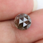 loose stone 1.60ct round rose cut diamond natural diamond brownish-grey diamond for fine jewelry