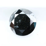 1.12 Ct Genuine Natural Black Diamond Round Cut Loose for Luxury Jewelry and Custom Engagement Rings