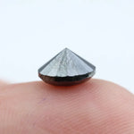 1.12 Ct Genuine Natural Black Diamond Round Cut Loose for Luxury Jewelry and Custom Engagement Rings