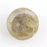 0.67 carat natural yellowish grey diamond round loose stone with subtle dual tone color
