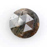 1.53ct black - brown colored diamond round brilliant cut diamond loose stone use for custom jewelry