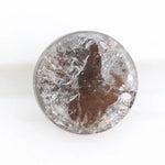 1.54 ct round rose cut diamond loose rustic diamond grey color diamond for custom ring