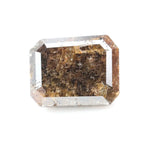 2.97 Ct emerald cut brown natural diamond with soft warm tones and elegant sparkle for classic fine jewelry