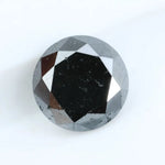 1.12 Ct Genuine Natural Black Diamond Round Brilliant Cut Loose for Elegant Engagement Rings and Luxury Jewelry