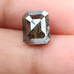 2.97 Ct emerald cut brown natural diamond with soft warm tones and elegant sparkle for classic fine jewelry