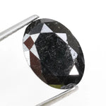 oval cut , grey natural loose diamond , oval ring with marquise side stones elegant engagement ring design