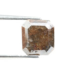 1.84 Ct radiant cut fancy brown natural diamond with soft glow and warm sparkle for elegant luxury jewelry