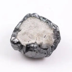 raw uncut diamond ring with real diamond rock natural crystal texture black rough diamond