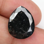 pear cut , grey black natural loose diamond , pear shaped diamond necklace grey black fine luxury jewelry pendant