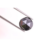 3.19 ct natural salt and pepper Diamond, round cut diamond, raw diamond, rough diamond.