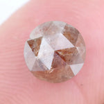 natural round diamond 1.71ct brown colored diamond use for custom jewelry