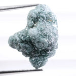 uncut blue diamond and rough diamond stone with natural crystal texture natural rough diamond