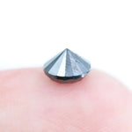 1.14 Ct Authentic Black Diamond Round Cut Loose for Custom Rings and Luxury Jewelry