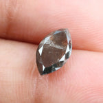 1.19 Ct marquise cut brown grey diamond with elongated shape and soft smoky sparkle for luxury jewelry