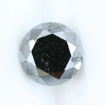 1.03 Ct Natural Black Diamond Round Cut Loose Stone for Engagement Rings, Custom Jewelry, and Luxury Creations