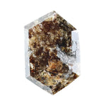 hexagon cut natural diamond engagement ring and hexagon cut natural diamond