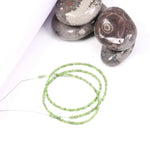 “Raw green rough diamond beads – uncut for handcrafted jewelry and distinctive artisan creations”