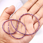 Exquisite purple rough diamond beads natural, uncut for handmade artisan jewelry and creative designs