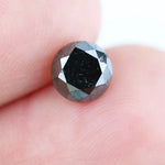 1.03 Ct Natural Black Diamond Round Cut Loose Stone for Engagement Rings, Custom Jewelry, and Luxury Creations