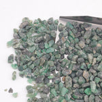 Natural rough emerald stone green uncut emerald crystal gemstone