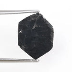 hexagon cut rose cut black diamond loose gemstone for custom jewelry.