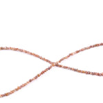 Natural brown rough diamond beads uncut, raw gemstones with earthy tones, ideal for handmade jewelry, artisan crafts, and creating unique, designs
