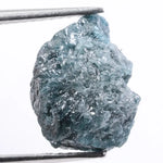 raw rough diamond crystal with raw uncut diamond engagement ring style blue rough diamond