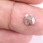 0.65 Ct pear cut brown diamond – natural loose fancy diamond for custom designs
