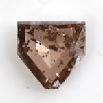brown color lab grown 1.46ct diamond with brilliant sparkle