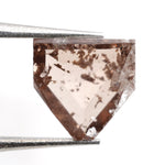 brown color lab grown 1.46ct diamond with brilliant sparkle