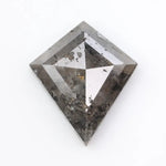 kite cut, black grey, natural loose diamond, kite cut stone for custom engagement rings and sophisticated jewelry designs