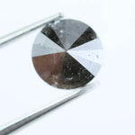 1.22 Ct Natural Black Diamond Round Brilliant Cut Loose Stone for Custom Jewelry and Timeless Engagement Rings