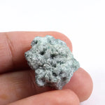 identification of raw blue diamond in rock and natural rough diamond stone