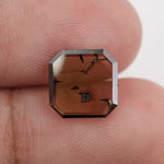 brown color lab grown diamond necklace men's design