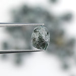 Real raw diamond stone with raw rough diamond and unpolished natural diamond