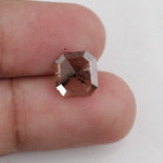 brown color lab grown diamond necklace men's jewelry