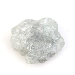 grey color raw uncut diamond ring and raw stone jewelry